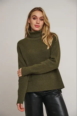 Rino & Pelle Nanke Turtleneck Sweater Hunter - Xs