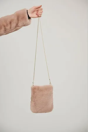 Rino & Pelle Doxy Faux Fur Shoulder Bag