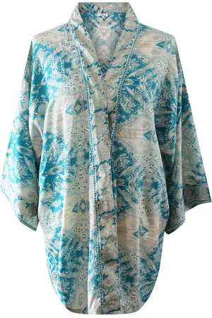 POWELL Turquoise & Paisley Viscose Summer Jacket