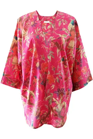 POWELL Hot Bird Of Paradise Print Cotton Summer Jacket