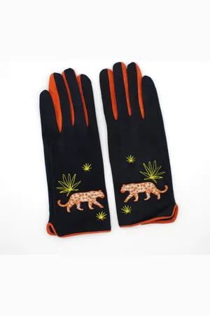 House of Disaster Heritage & Harlequin Leopard Gloves