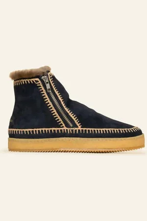 Laidback Setsu Crochet Crepe Boot - Suede - 37