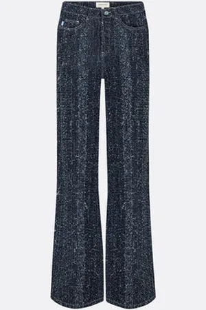 Fabienne Chapot Mthea Wode Leg Tweed Jeans Ondigo - 26/32