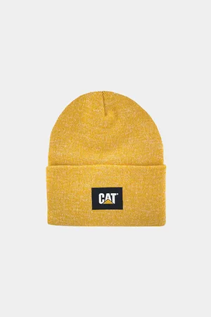 Caterpillar Gorro Label Cuff - Amarillo