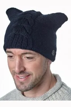 Black Yak Square Beanie Cable