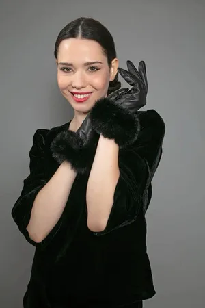 NOOKI DESIGN Laney Faux Fur Gloves - M/l / Black