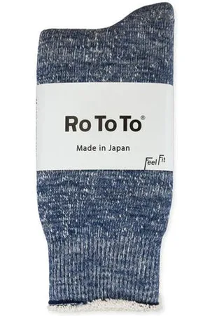 RoToTo Double Face Merino Socks - Deep Ocean - M (Eu 40-43)