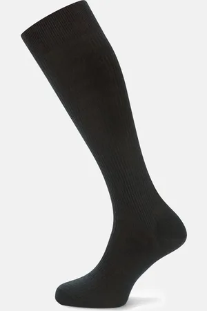 Turnbull & Asser Racing Green Long Merino Wool Socks