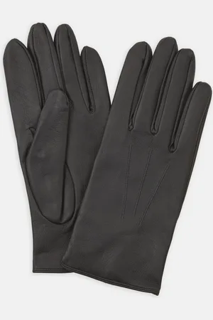 Turnbull & Asser Berkeley Black Leather Evening Gloves