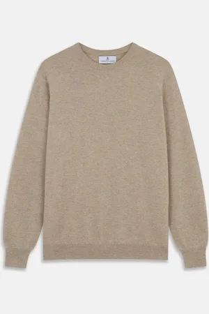 Turnbull & Asser Beige Cashmere Glenn Jumper