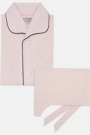 Turnbull & Asser Pink Sea Island Cotton Pyjama Set