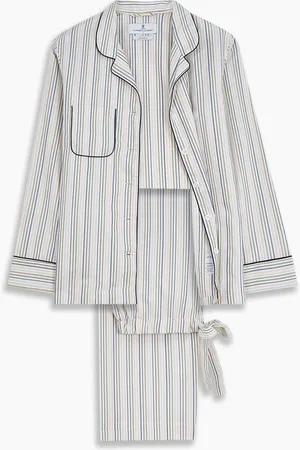 Turnbull & Asser Green Multi Stripe Harriet Women