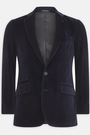 Turnbull & Asser Navy Velvet Jacket