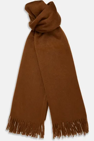 Turnbull & Asser Rust Cashmere Wilde Stole Scarf