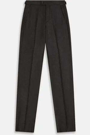 Turnbull & Asser Charcoal Henry Trousers
