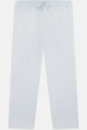 Turnbull & Asser Blue Multi Pinstripe Pyjama Trousers
