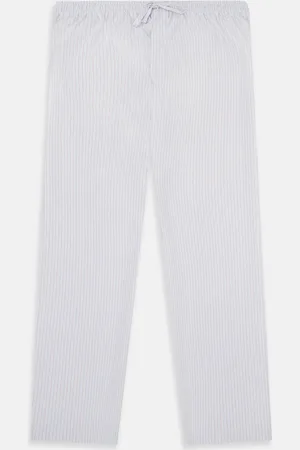Turnbull & Asser Red Multi Pinstripe Pyjama Trousers