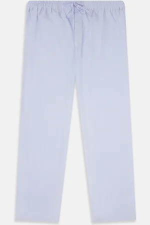 Turnbull & Asser Pale Blue Fine Stripe Pyjama Trousers