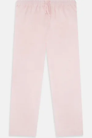 Turnbull & Asser Pale Pink Linen Pyjama Trousers