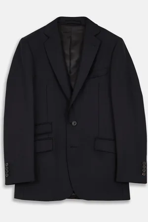 Turnbull & Asser Navy Escorial Wool Jacket