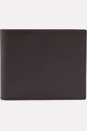 Turnbull & Asser Brown Leather Billfold Wallet