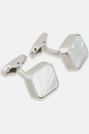 Turnbull & Asser Mother of Pearl Square Cufflinks