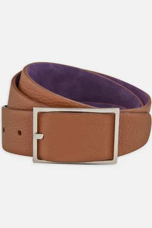 Turnbull & Asser Lagun grained Nubuk Reversible Leather Belt
