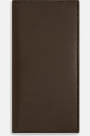 Turnbull & Asser Dark Chocolate B Cut Continental Wallet