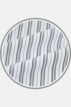 Turnbull & Asser Navy Multi Stripe Fabric