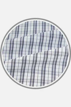 Turnbull & Asser Navy Multi Check Fabric