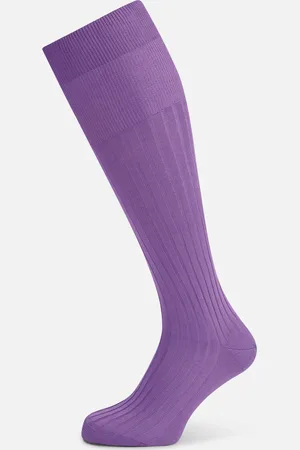 Turnbull & Asser Violet Long Socks