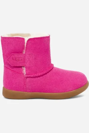UGG ® Keelan Ankle Boot for Kids in Pink, Size 7, Leather/Wool