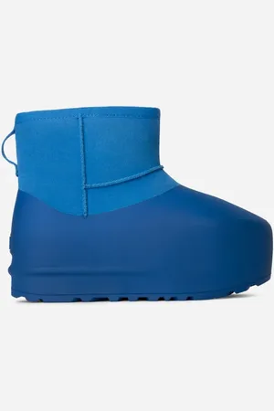 UGG ® Classic Mini Pumped Molded Boot in , Size 6, Suede/Polyester/Wool