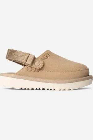 UGG ® Goldenstar Clog for Kids in Tan, Size 7, Suede/Polyester