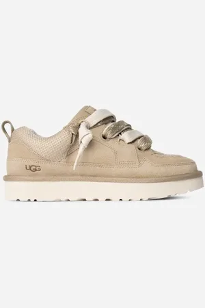 UGG ® Lo Lowmel Sneaker for Kids in Brown, Size 13, Suede/Polyester