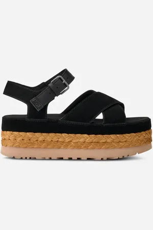 UGG ® Aubrey Platform Sandal for Women in , Size 3, Suede/Leather