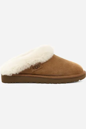 UGG ® Clette Slipper for Women in Brown, Size 6, Wool