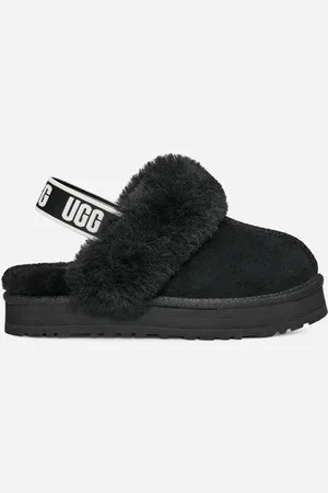 UGG ® Funkette Slipper for Kids in , Size 13, Suede/Polyester/Wool