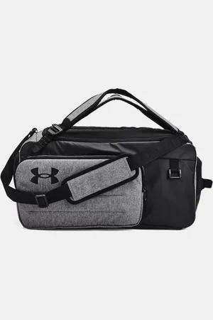 Under Armour Contain Duo Medium Backpack Duffle Castlerock Medium Heather / Black / White OSFM