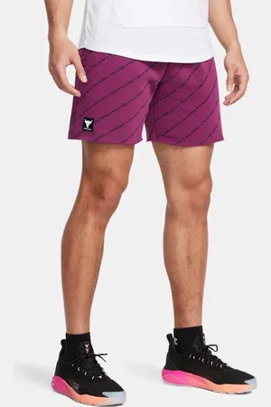 Under Armour Project Rock Icon Fleece Printed Badge Of Honor Men