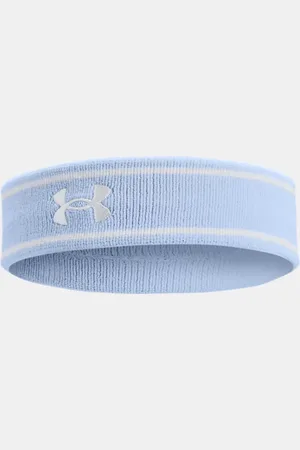 Under Armour Striped Performance Terry Unisex Headband Nimbus / White / White OSFM