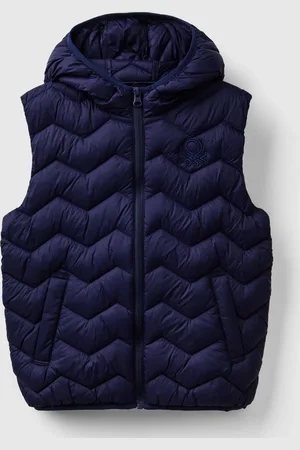 Benetton Benetton, Padded Vest With Hood, size 2XL, , Kids