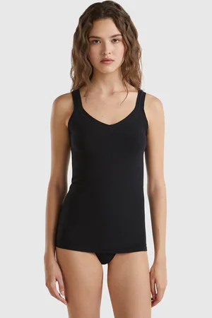 Benetton Benetton, Tank Top In Super Stretch Cotton, size OS, , Women