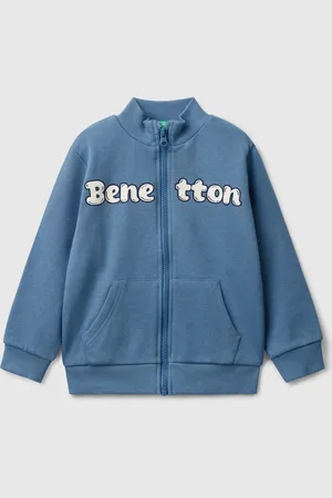 Benetton Benetton, Sweatshirt In Cotton With Zip, size 4-5, , Kids