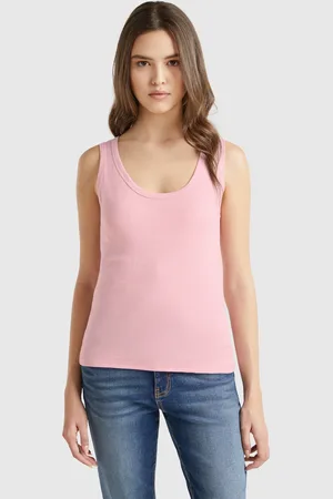 Benetton Benetton, Tank Top In Pure Cotton, size L, , Women