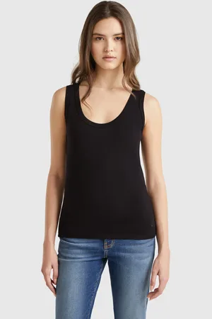 Benetton Benetton, Tank Top In Pure Cotton, size XXS, , Women