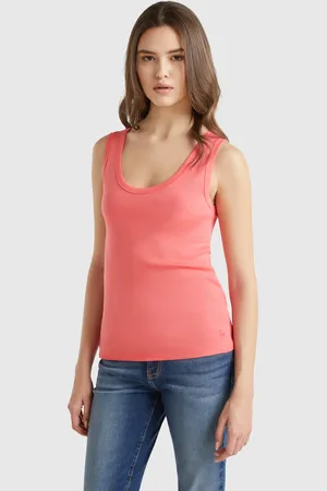 Benetton Benetton, Tank Top In Pure Cotton, size XS, , Women