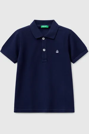 Benetton Benetton, Short Sleeve Polo In Pure Cotton, size 3-4, , Kids