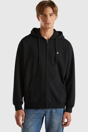 Benetton Benetton, Zip-up Hoodie In Cotton, size L, , Men