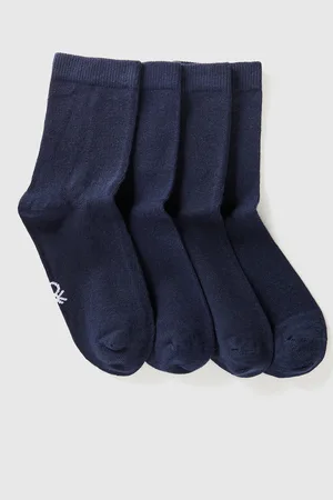 Benetton Benetton, Four Pairs Of Short Socks, size 1-2, , Kids